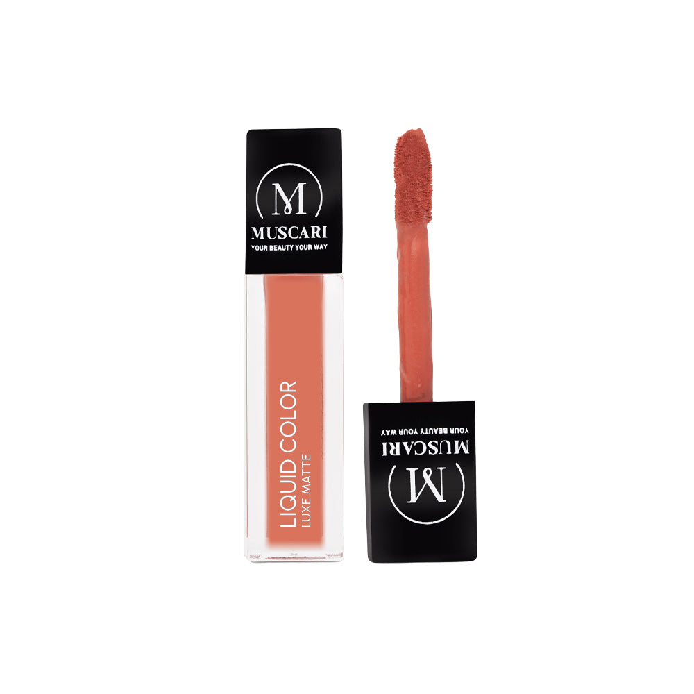 Muscari Premium Liquid Lipstick for all | Matte Finish, Light Weight & Long-Wear || (Hazelnut Hug-LL07)