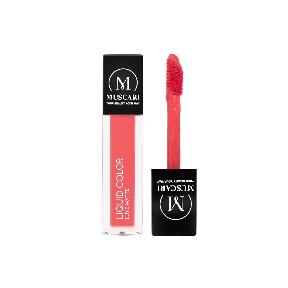 Muscari Premium Liquid Lipstick for all | Matte Finish, Light Weight & Long-Wear || (Petal Pout-LL03)