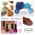 Muscari Premium Nail Paint and Polish for All | Matte Finish, Quick-Dry & Chip Resistant | Gel Nail Paint |10 Ml (Espresso Chic-34)