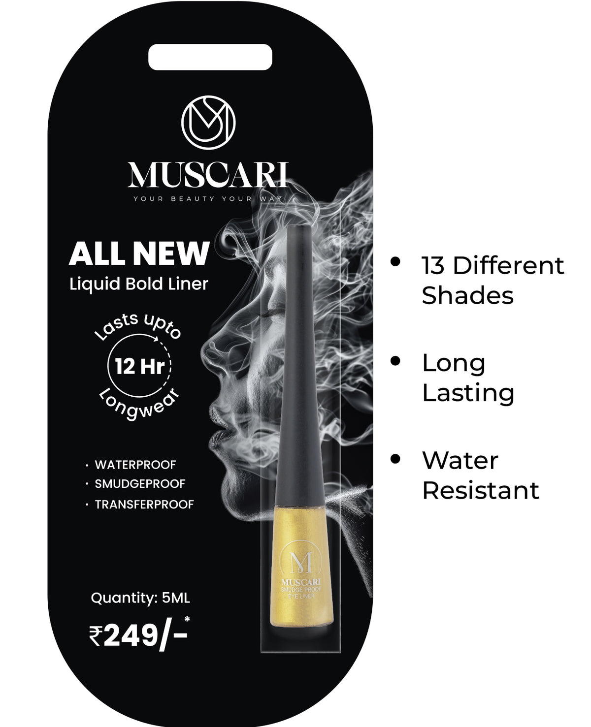 Muscari Sunny Daze Liquid Eyeliner by Muscari: Embrace Radiant Sunshine with Vibrant Elegance