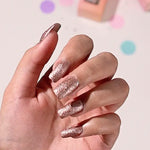 Muscari Premium Nail Paint and Polish for All | Nail Art Effect, Quick-Dry & Chip Resistant | Gel Nail Paint |10 ML (Shimmering Sands-57)