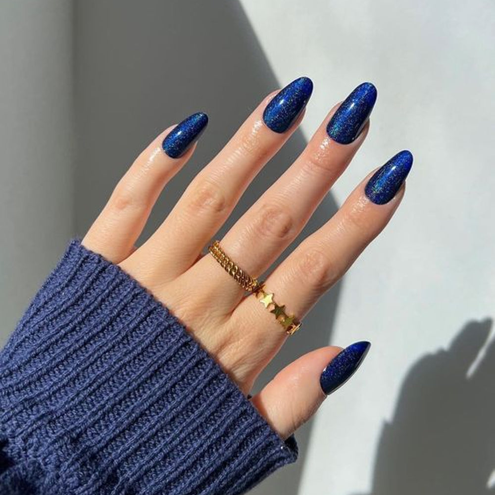 Muscari Premium Nail Paint and Polish for All | Nail Art Effect, Quick-Dry & Chip Resistant | Gel Nail Paint |10 ML (Cobalt Charm-47)