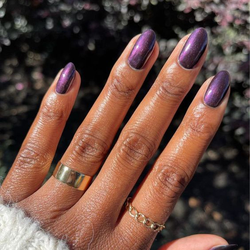 Muscari Premium Nail Paint and Polish for All | Glossy Finish | Gel Nail Paint | 10 ML (Violet Veil-39)