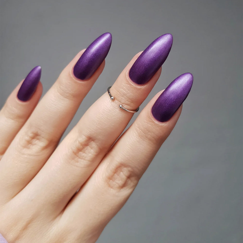 Muscari Premium Nail Paint and Polish for All | Matte Finish, Quick-Dry & Chip Resistant | Gel Nail Paint |10 ML (Indigo Infusion Pout-35)