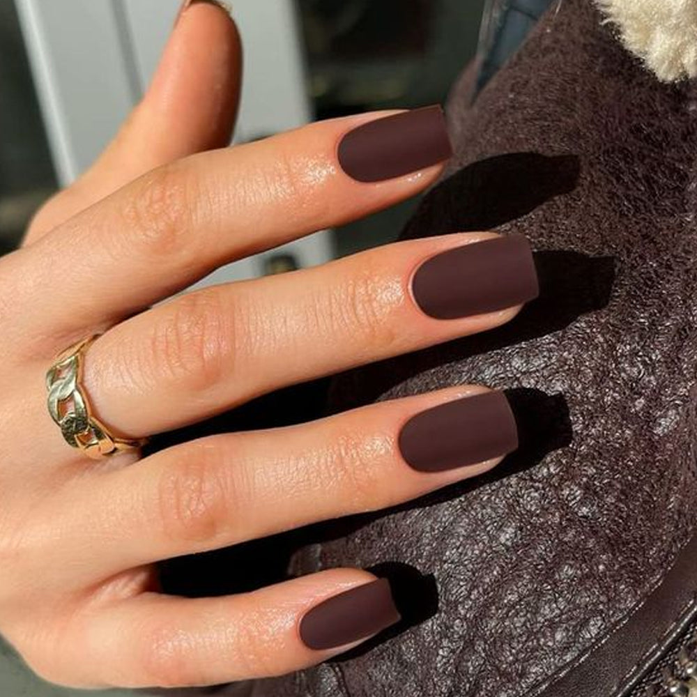 Muscari Premium Nail Paint and Polish for All | Matte Finish, Quick-Dry & Chip Resistant | Gel Nail Paint |10 Ml (Espresso Chic-34)