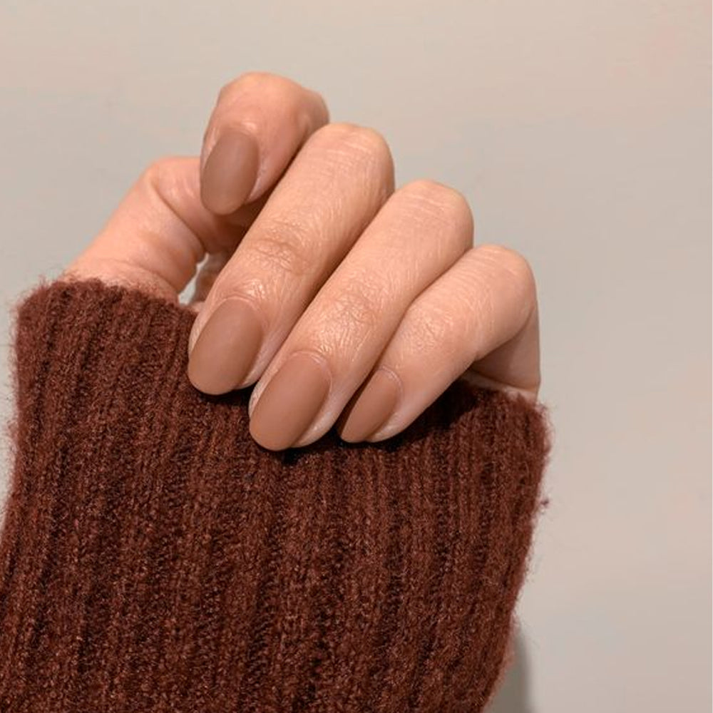 Muscari Premium Nail Paint and Polish for All | Matte Finish, Quick-Dry & Chip Resistant | Gel Nail Paint |10 ML (Velvet Mocha-27)