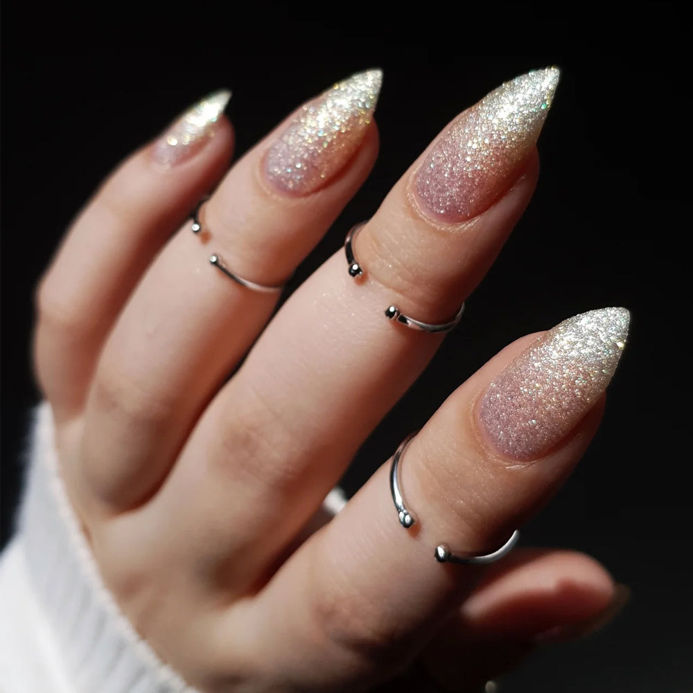 Muscari Premium Nail Paint and Polish for All | Nail Art Effect, Quick-Dry & Chip Resistant | Gel Nail Paint |10 ML (White Shimmer-23)