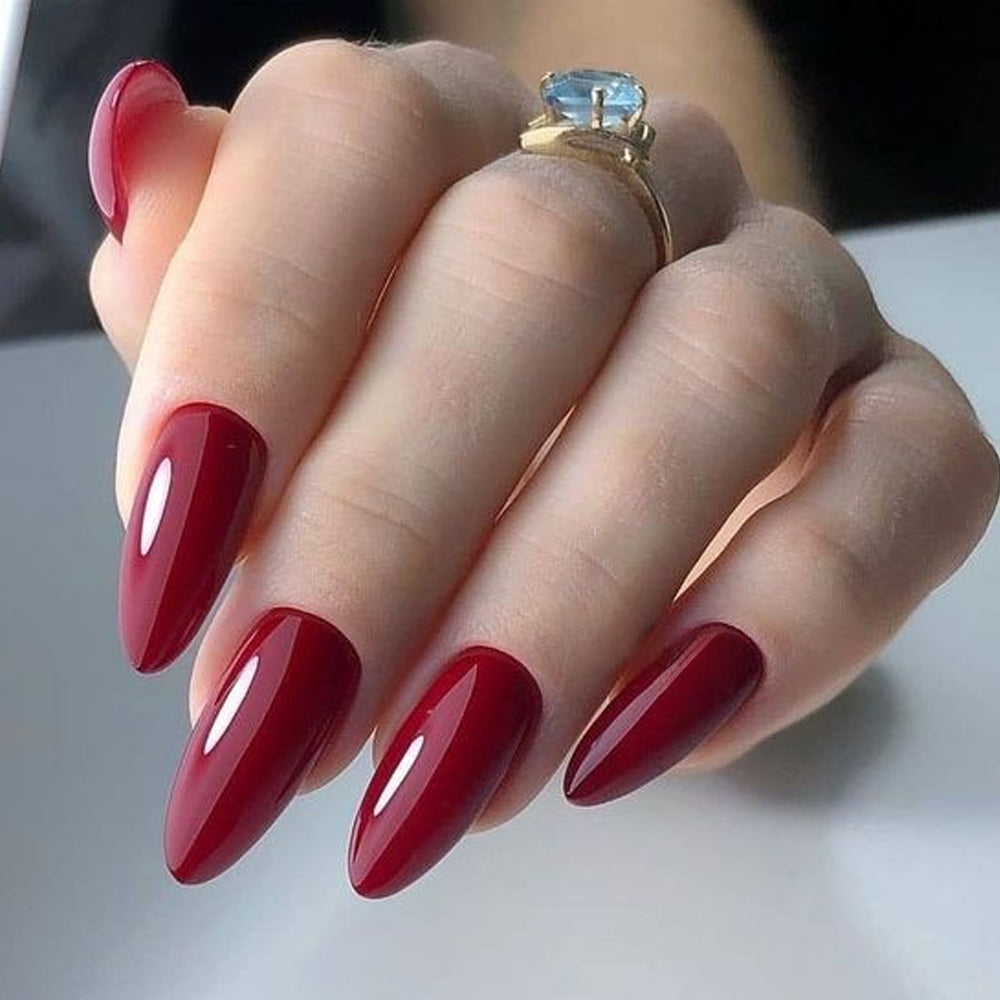 Muscari Premium Nail Paint and Polish for All | Glossy, Quick-Dry & Chip Resistant | Gel Nail Paint |10 ML (Plum Passion-21)