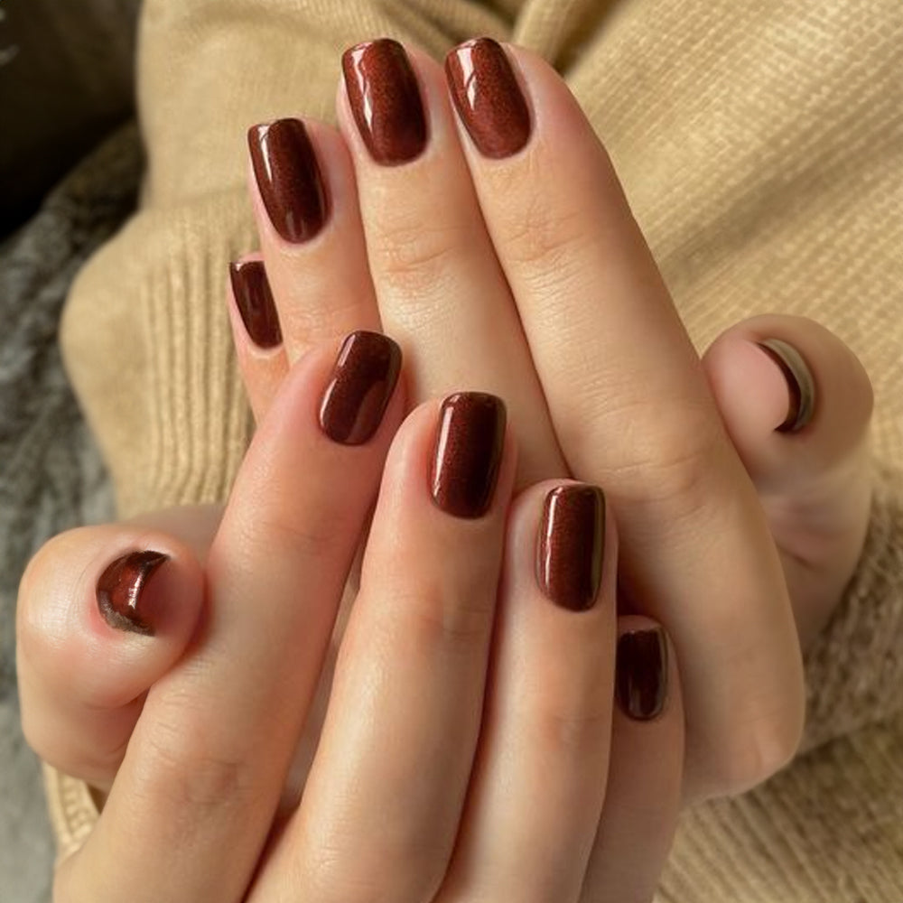 Muscari Premium Nail Paint and Polish for All | Glossy, Quick-Dry & Chip Resistant | Gel Nail Paint |10 ML (Cocoa Chic-17)