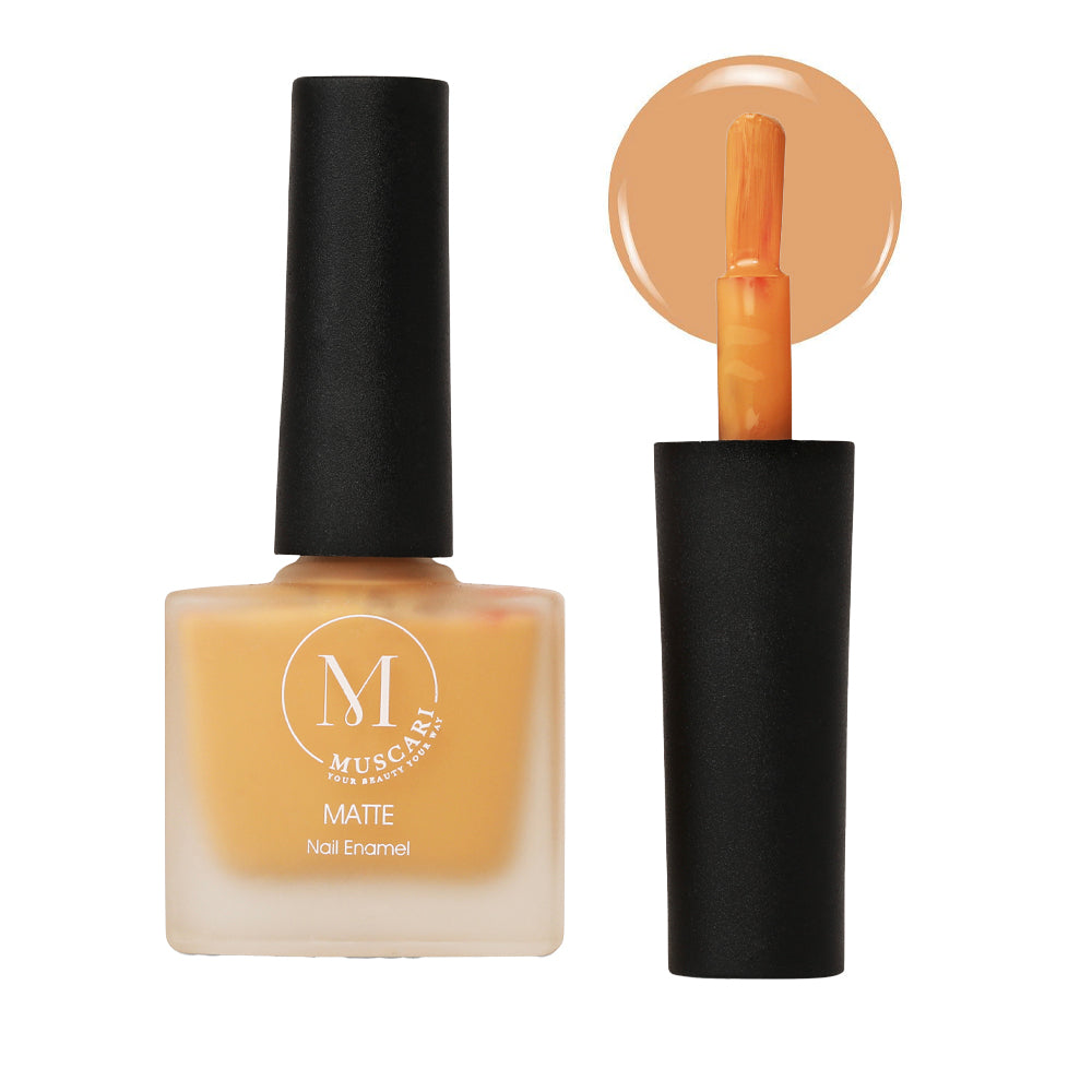 Muscari Premium Nail Paint and Polish for All | Matte Finish, Quick-Dry & Chip Resistant | Gel Nail Paint |10 ML (Muted Maple-31)