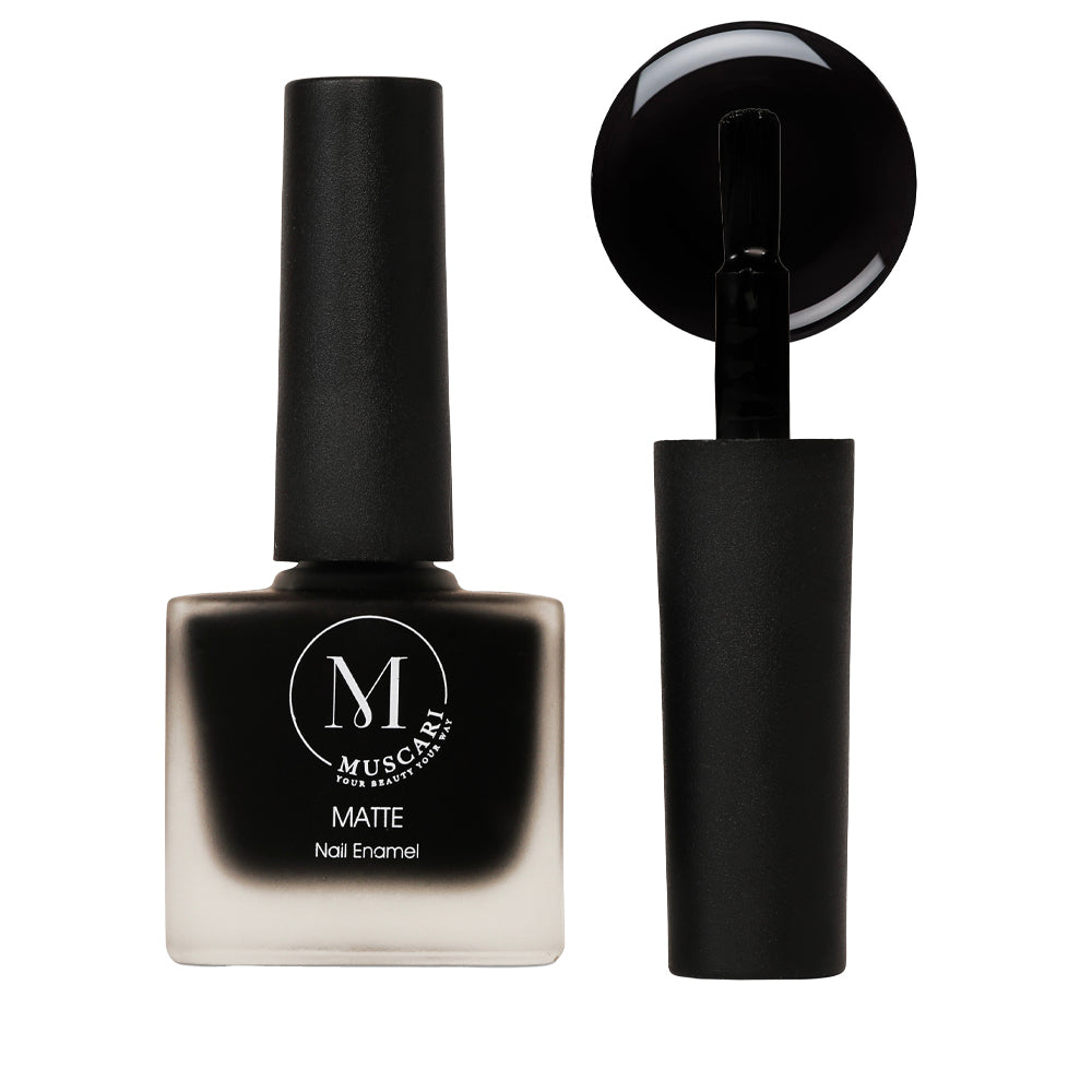 Muscari Premium Nail Paint and Polish for All | Matte Finish, Quick-Dry & Chip Resistant | Gel Nail Paint |10 ML (Carbon Cozy-29)