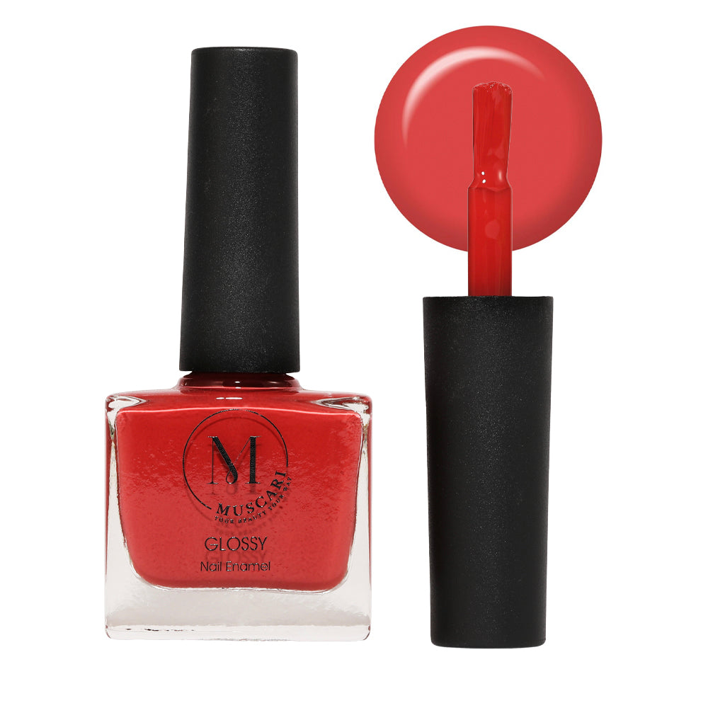 Muscari Premium Nail Paint and Polish for All | Glossy, Quick-Dry & Chip Resistant | Gel Nail Paint |10 ML (Rich Mocha-07)