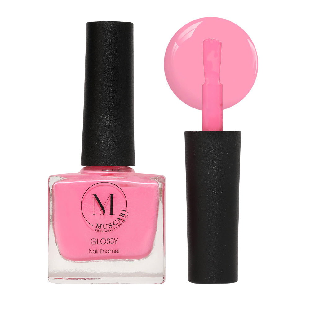 Muscari Premium Nail Paint and Polish for All | Glossy, Quick-Dry & Chip Resistant | Gel Nail Paint |10 ML (Coral Kiss-03)