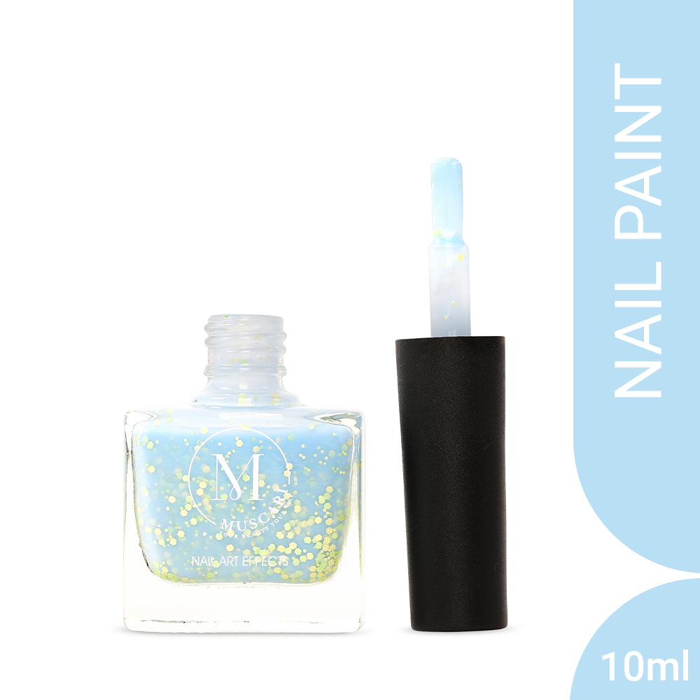 Muscari Premium Nail Paint and Polish for All | Nail Art Effect, Quick-Dry & Chip Resistant | Gel Nail Paint |10 ML (Spring Breeze-66)