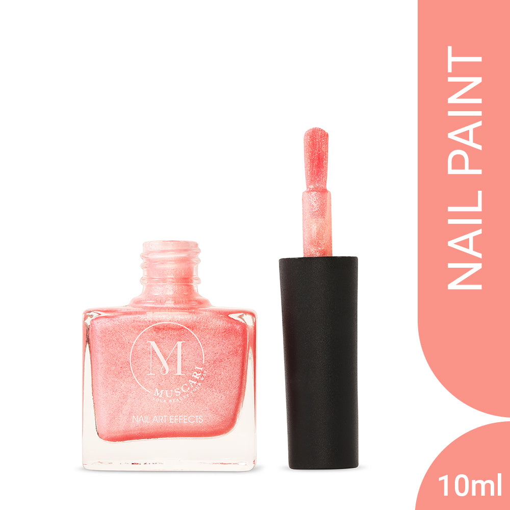 Muscari Premium Nail Paint and Polish for All | Nail Art Effect, Quick-Dry & Chip Resistant | Gel Nail Paint |10 ML (Cotton Candy-65)