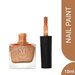 Muscari Premium Nail Paint and Polish for All | Nail Art Effect, Quick-Dry & Chip Resistant | Gel Nail Paint |10 ML (Shimmering Sands-57)