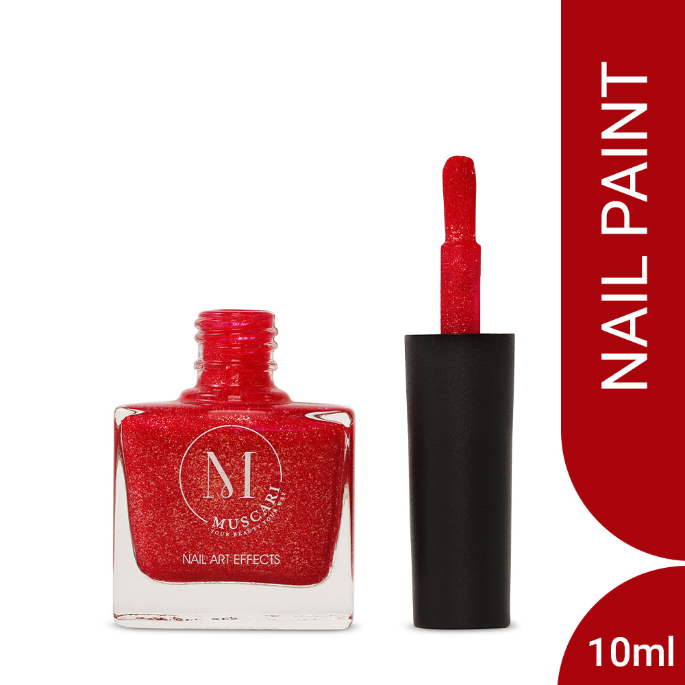 Muscari Premium Nail Paint and Polish for All | Nail Art Effect, Quick-Dry & Chip Resistant | Gel Nail Paint |10 ML (Flare Finesse-48)