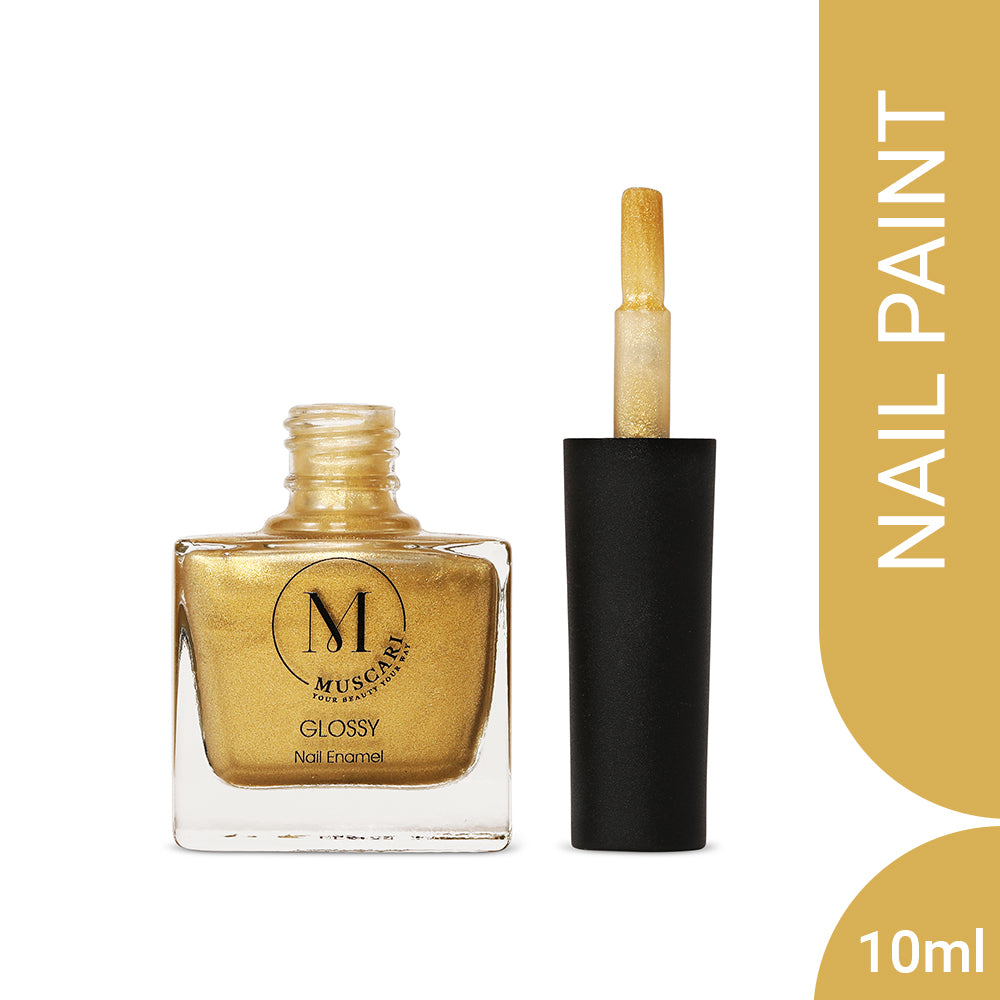 Muscari Premium Nail Paint and Polish for All | Glossy, Quick-Dry & Chip Resistant | Gel Nail Paint |10 ML (Radiant Ray-24)