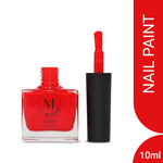 Muscari Premium Nail Paint and Polish for All | Glossy, Quick-Dry & Chip Resistant | Gel Nail Paint |10 ML (Hot Pepper-09)