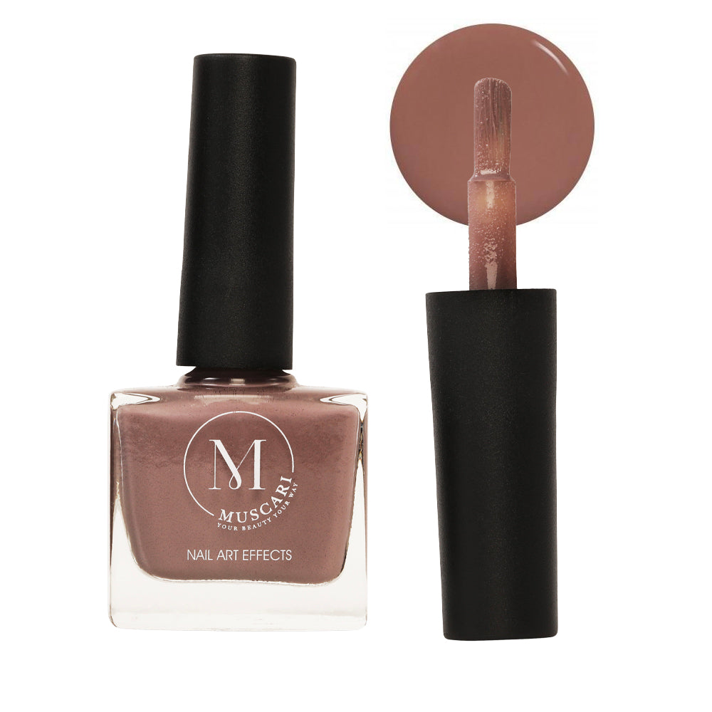 Muscari Premium Nail Paint and Polish for All | Nail Art Effect, Quick-Dry & Chip Resistant | Gel Nail Paint |10 ML (Cocoa Haze-50)