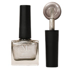Muscari Premium Nail Paint and Polish for all | Nail Art Effect- Glossy Finish | Gel Nail Paint | 10 ML (Silver Streak-40)