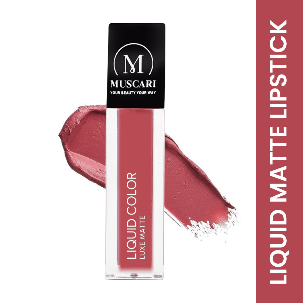 Muscari Premium Liquid Lipstick for all | Matte Finish, Light Weight & Long-Wear || (Candy Crush-LL06)