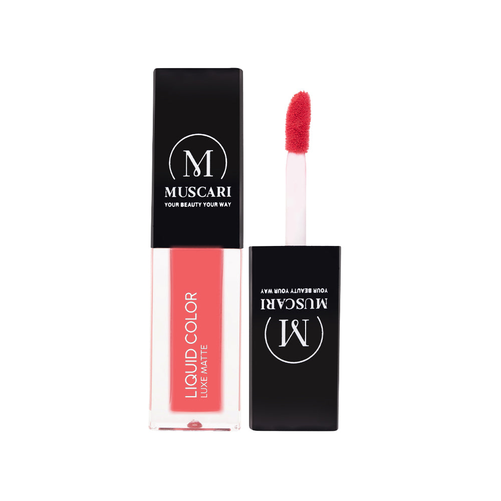 Muscari Premium Liquid Lipstick for all | Matte Finish, Light Weight & Long-Wear || (Petal Pout-LL03)