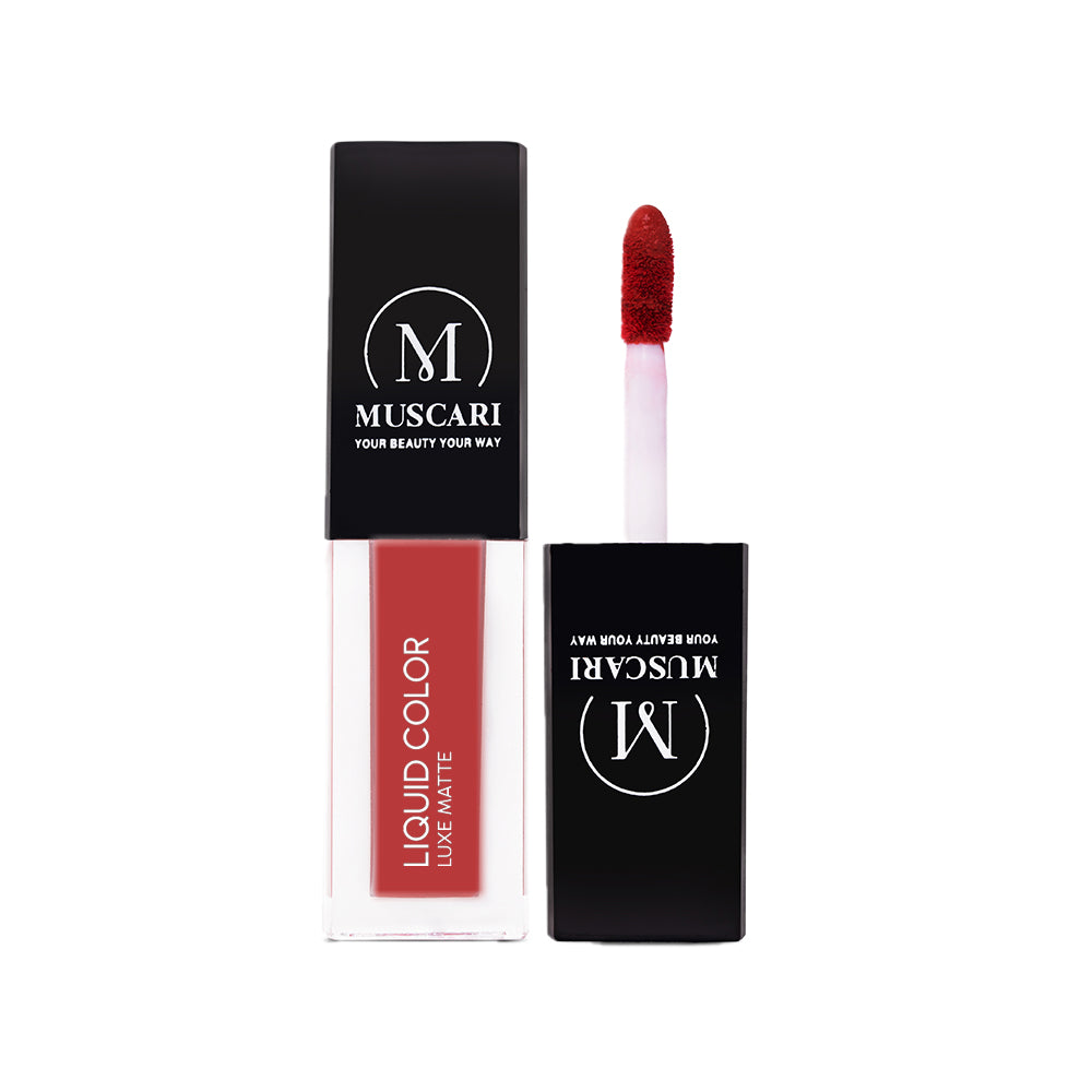 Muscari Premium Liquid Lipstick for all | Matte Finish, Light Weight & Long-Wear || (Pink Whisper-LL01)