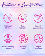 Matte White Liquid Eyeliner: Redefine your elegance with 'Pristine White' by Muscari, a canvas for clean and striking eye makeup.