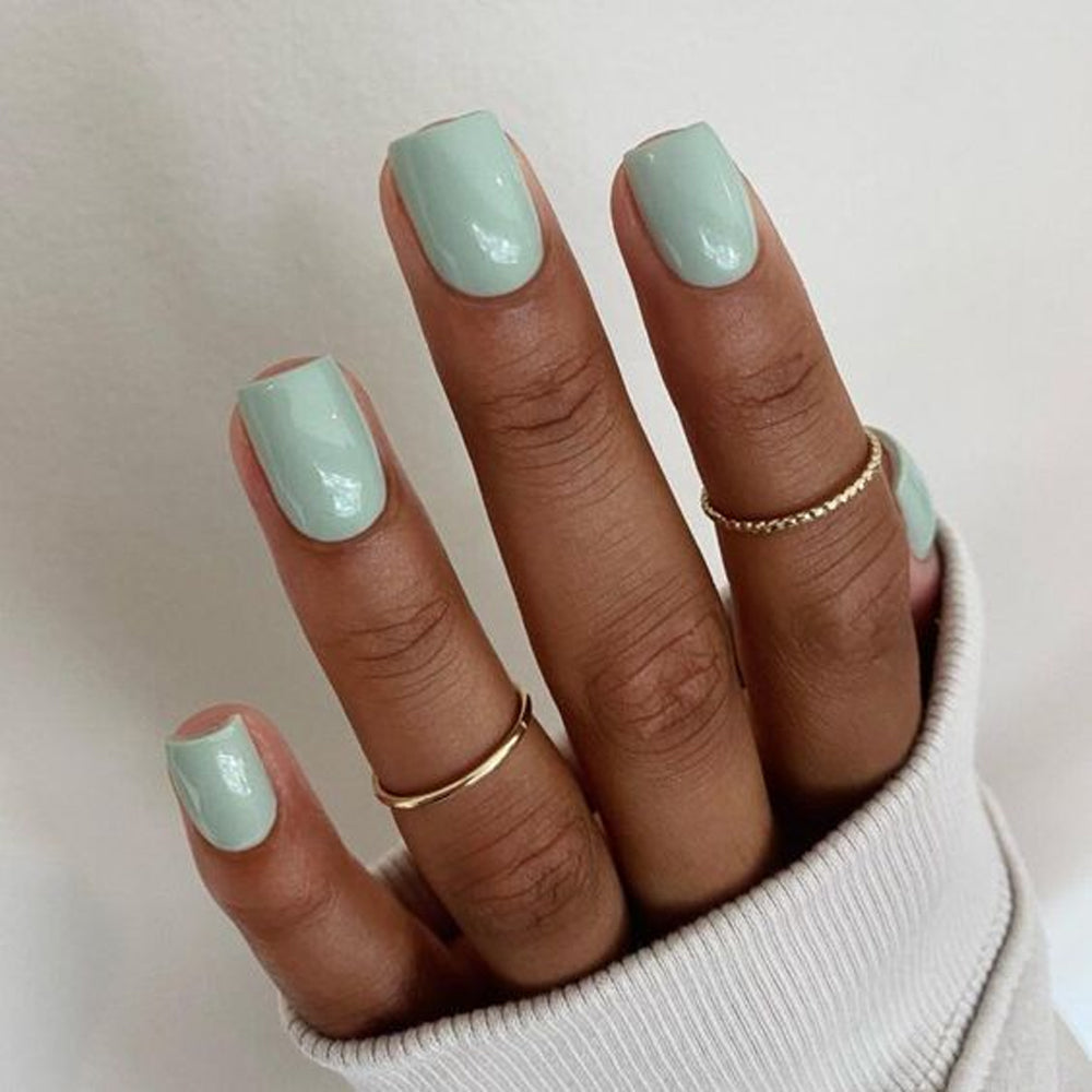 Muscari Premium Nail Paint and Polish for All | Glossy, Quick-Dry & Chip Resistant | Gel Nail Paint |10 ML (Aqua Mint-11)