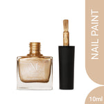 Muscari Premium Nail Paint and Polish for all | Nail Art Effect- Glossy Finish | Gel Nail Paint | 10 ML (Golden Aura-37)