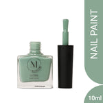 Muscari Premium Nail Paint and Polish for All | Glossy, Quick-Dry & Chip Resistant | Gel Nail Paint |10 ML (Worn Olive-15)