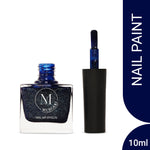 Muscari Premium Nail Paint and Polish for All | Nail Art Effect, Quick-Dry & Chip Resistant | Gel Nail Paint |10 ML (Cobalt Charm-47)