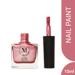 Muscari Premium Nail Paint and Polish for All | Glossy Finish, Quick-Dry & Chip Resistant | Gel Nail Paint |10 ML (Pinkberry Pearl-42)