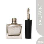 Muscari Premium Nail Paint and Polish for all | Nail Art Effect- Glossy Finish | Gel Nail Paint | 10 ML (Silver Streak-40)