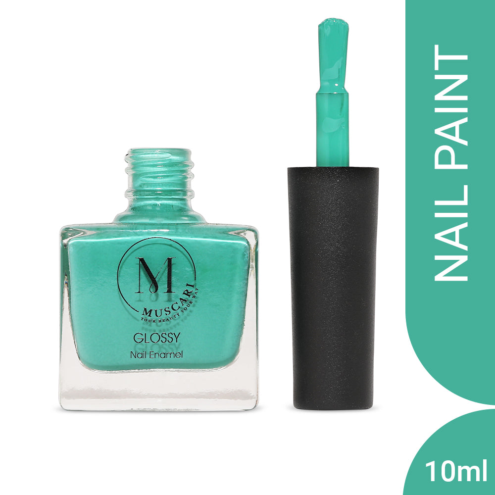 Muscari Premium Nail Paint and Polish for All | Glossy Finish | Gel Nail Paint | 10 ML (Forest Whisper-04)