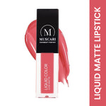 Muscari Premium Liquid Lipstick for all | Matte Finish, Light Weight & Long-Wear || (Petal Pout-LL03)