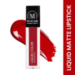 Muscari Premium Liquid Lipstick for all | Matte Finish, Light Weight & Long-Wear || (Cherry Velvet-LL04)